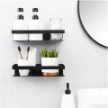 Pack of 2 Metal Wall-mount Washroom Accessories Storage Bathroom Caddy Shelf Rack. 
