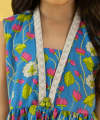 Sapphire Kids - Girls Embroidered Zari Lawn Frock. 