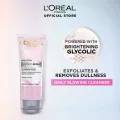 L'Oreal Paris Glycolic-Bright Glowing Daily Face Wash, For Even Glowing Skin, 100ml - Brightening, Dark Spots, Glowing Skin. 