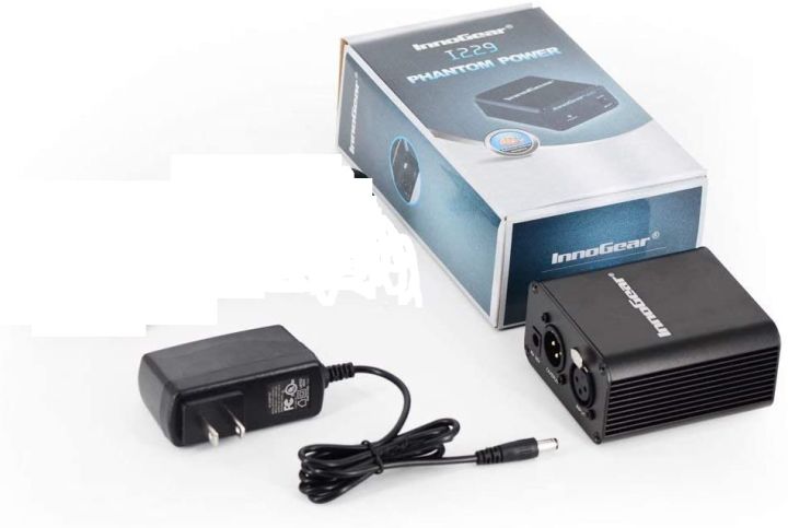 InnoGear 1-Channel 48V Phantom Power Supply Adapter