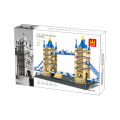 London Tower Bridge Construction Building Blocks For Boys & Girls Wange 5215 & 4219 Architecture Bricks For Kids Creative Superstructure Gift Toys Set Bridge Tower Model Toy For Childern. 