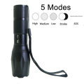 LED Rechargeable Flashlight Pocketman XML T6 linterna torch Powerfull 18650 Battery Outdoor Camping Powerful Led Flashlight 93. 