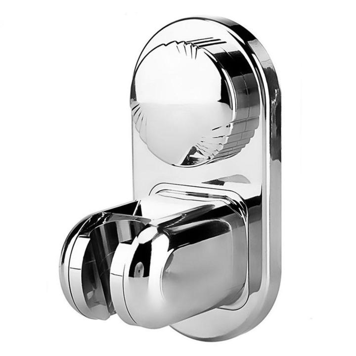 5 Mode Angle Adjustable Shower Head Holder, Super Power Vacuum Suction Cup Handheld Shower Bracket Wall Mount Showerhead Holder for Bathroom