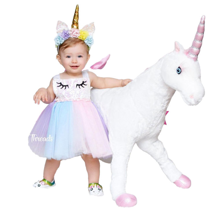 Unicorn Birthday Frocks For Baby Girls - Make Your Princess Shine On Her Special Day- Cute And Adorable Dress