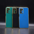 Oppo A16 Back Cover Soft Multi Golden Border Camera Protection Cover For Oppo A16. 