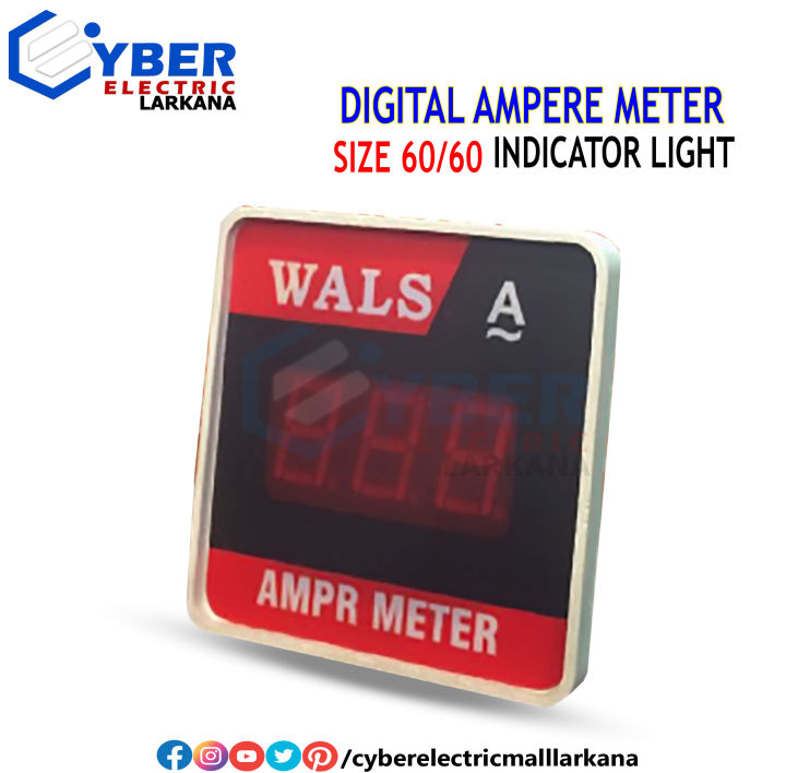 WALS DIGITAL AMPERE METER CHINA MODEL A-60 | AC DIGITAL AMPERE METER | AVAILABLE