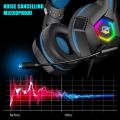 Ozeino GM6 RGB Gaming Headset - 7.1 Surround Sound - Noise Cancelation Microphone - Inline Volume Control - Multi platform Compatibilty. 