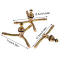 1Pc 2/3/4 Arm 360°Automatic Rotary Whirling Sprinkler Garden Lawn Irrigation Watering Nozzle Spray Rotating Brass Sprayer Creek. 