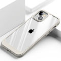 Applicable iphone15 Phone Case Apple 15 Simple Soft Armor Transparent PC Soft Edge iPhone14 Phone case. 