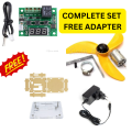 Auto Temperature control fan for Solar inverter 12v with free adapter. 