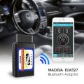 Upgraded Version MAOZUA Bluetooth OBD2 Scan Tool Check Engine Light Diagnostic  Code Reader for Android Devices. 