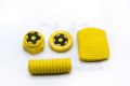 4 Pcs Fancy Rubber Cover Set of Kick Chain Cover Handle Nut Brake Pedal Decoration for Honda Chinese 70cc Bikes. 