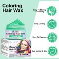 Colorful hair paste, disposable hair dye, 9-color hair wax, temporary hair dyeing and styling, versatile and cool hair colors. 