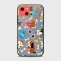 iPhone 13 Mini Cover - SkinLee HQ Infinity Glass Case (Soft) - Puppy Love - SKINLEE-445-1-1017-728. 