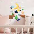 Crib Hanging Toys Sensory Toy Photography Props Baby Crib Mobile for Nursery. 