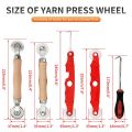 Durable Stainless Steel Rubber Rolling Wheel Tools Hand Tool Rubber Disassembling Tool Household Gauge Pressing Wheel Household. 