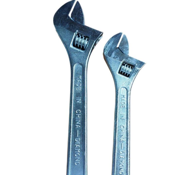 Adjustable Wrench Spanner-Size 6,8,10,12 Inches | Diamond Brand
