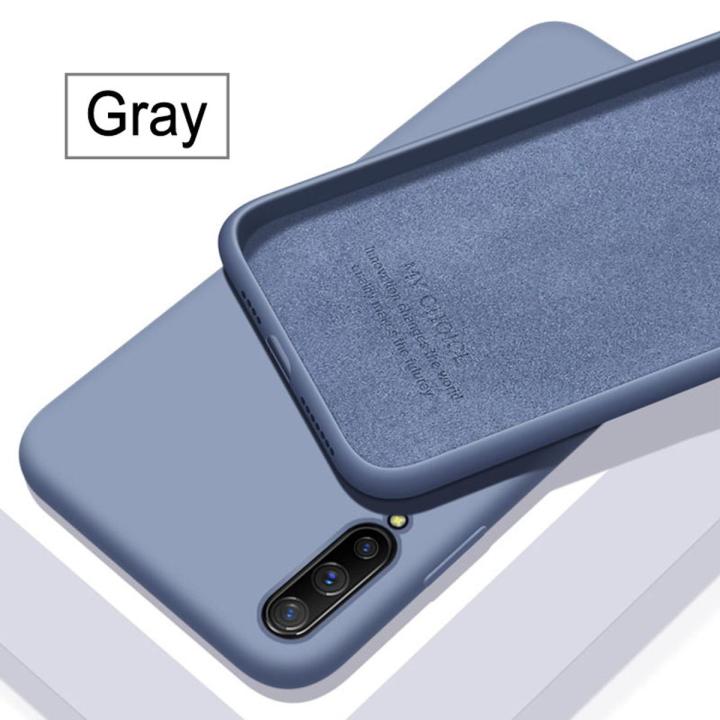 Tokifu Samsung Galaxy A70 Casing The New Liquid Silicone Phone Case All-inclusive Shockproof Back Cover