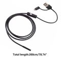 3 In 1 TYPE C/ MICRO USB/ PC ENDOSCOPE CAMERA 3.5M. 