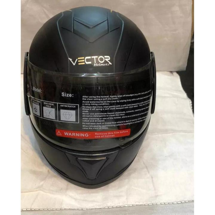 Vector New Full Face Helmet in Classic Matte Color With Elegant Look