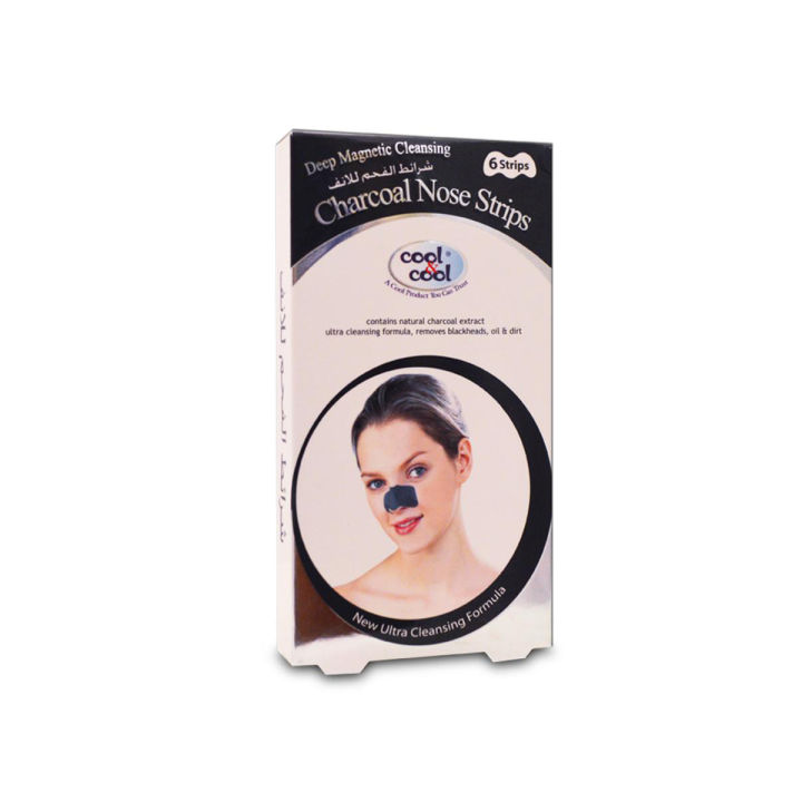 Cool and Cool Charcoal Nose Strips 6's
