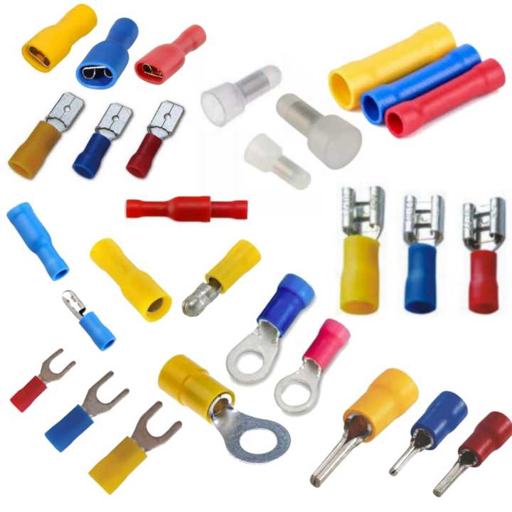50pcs insulated lugs, brass thimble, copper terminal, high quality wire thimble, assorted thimbal. (select choose from your choise)