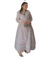 Stitched embroidery 3pc Maxi dress for Girl  and women. 