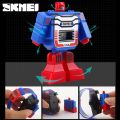 Kids Watches LED Digital Children Cartoon Sports Watches Robot Boys Detachable Transformers 3D Toy Design 1095. 