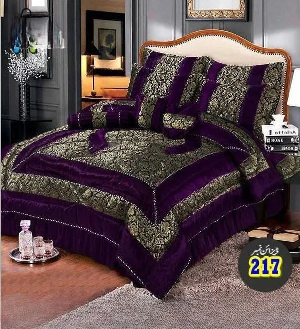 Bed%20Sheets%20Double%20Luxury%20Bridal%20Bed%20Set%20Fancy%20Bridal%20Bed%20Sheet%20Set%20Pillow%20Cover%20Cushion%20Cover%20Neck%20Roll%20Set%20of%208%20Pcs%20double%20bed%20sheet%20bed%20sheet%20king%20size%20fancy%20bridal%20bed%20sheets%20double%20fancy%20bridal%20velvet%20-%20Image%202