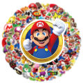 100Pcs Super Mario Bros Stickers Kawaii Luigi Yoshi Skateboard Bicycle Guitar Laptop Waterproof Stiker Anime Stickers Graffiti BruberryBe. 