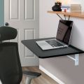 Folding Table Simple Space Saving Wall-Mounted Computer Desk Desktop Small Apartment Wall-Mounted Computer Desk. 
