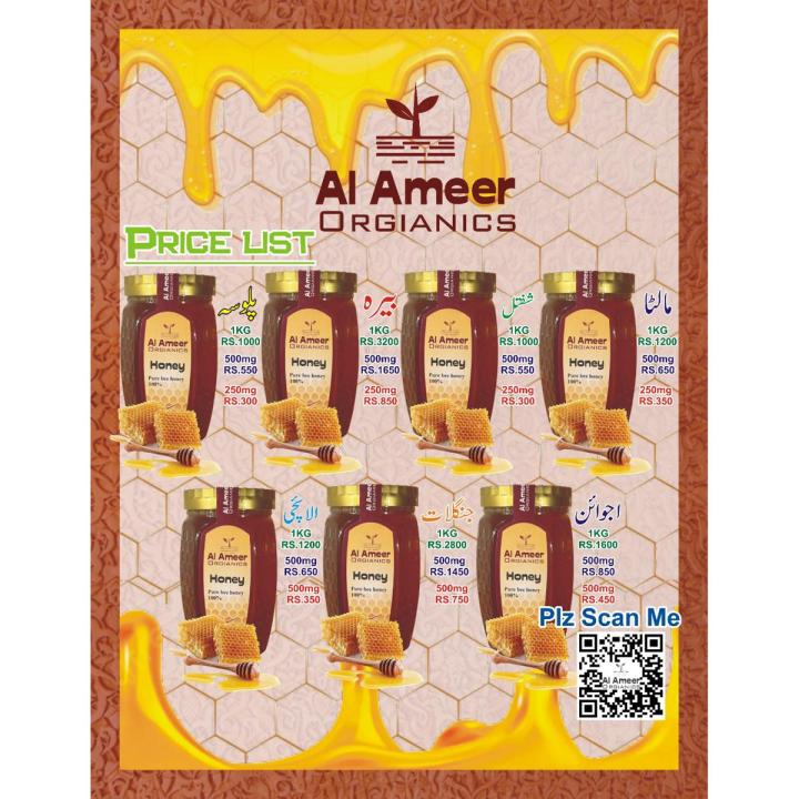 badgePure Natural Bee honey (Shahad) - 500 gm bottle - 100% Original - 100% Pure - 100% Natural