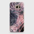 Samsung S6 Edge Plus Cover - SkinLee HQ Hard Case - Liquid Glitter Rose Gold Mesh - SKINLEE-162-1-30-91. 