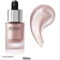 LIQUID HIGHLIGHTER best highlighter for glowing skin highlighter shades Iconic London makeup Iconic London highlighter shades blossom shine and original. 