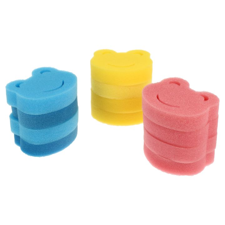 Sponge Shower Animal Body Bath Loofah Meshscrubber Puff Pouf Loofahs Dish Cleaning Self Baby Care Products， Exfoliating Frog