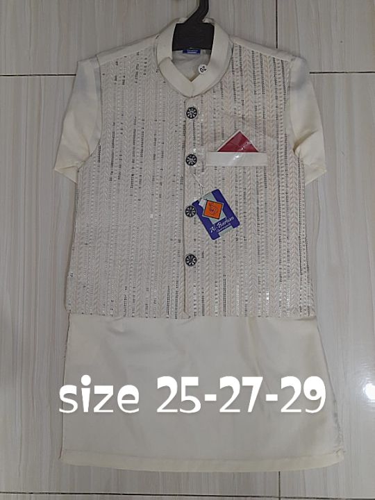 baba%20boys%20kurta%20shalwar%20with%20waist%20coat%20-%20Image%202