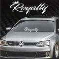 Royalty Sticker for Car Windshield 16"x7.5" Car Stickers for Windshield. 