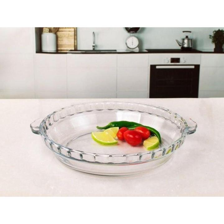 Glass Serving Tray - Glass Serving Dish - Glass Serving Platter - Serving Dish with Handle