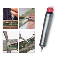 Solder Sucker No Clog Aluminum Desoldering Pump Heat Resistant Elastic Silicone Tube with Strong Vacuum Suction 1 PCS. 