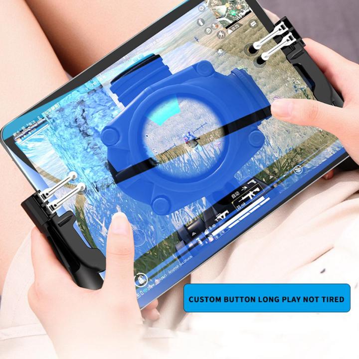 for PUBG Controller Six Finger Pubg Mobile Trigger Gamepad Grip L R ...