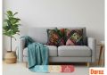 Multicolor Patchwork Cushion Cover Set of 2 – Sofa & Living Room Decor Pillow Case. 