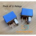 Pack of 2 - 12v Car Bike Denso Cutout Relay - 4 pin cut out relays - Original Lot of Toyota Wiper motor Horn Light and power window Relay. 