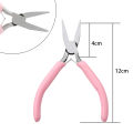 Cute Pink Handle Anti-slip Splicing and Fixing Pliers for DIY Jewelery Making Needlework. 