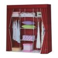 Storage Wardrobe Foldable and Movable Cloth/Fabric Wardrobe Collapsible Cupboard MODEL ( CL-150 ) MULTICOLOR. 