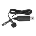 Andoer 150cm Portable Mini Clip-on Omni-Directional Stereo USB Mic Microphone for PC Computer. 