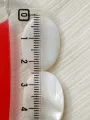 4, 7, 8, 11pcs Natural Flat Oval White Mother of Pearl Sea Shell Beads for Crafting - DIY Crafting Elegant Jewelry Making Supplies. 