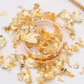 Foil Flakes Imitation Leaf Flakes Multipurpose Crushed Foil for Resin Metallic Leaf for Nails, Painting, Crafts, Slime and Resin Jewelry Making (Gold, Silver, Rose Gold) 2 grams. 