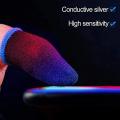 Pack Of 2 Pair / 5 Pair Finger Sleeves Gaming Gloves Thumb Anti-Slip Touchscreen Sensitive for Mobile Game, PUBG, Freefire Controller. 