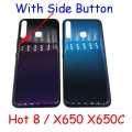 Infinix Hot 8 Back Cover Housing X650C X650B X650D Battery Door Back Cover Back Battery Housing. 