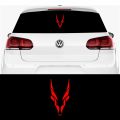 back car screen back screen markhoor stickers  in red hed car stickers. 